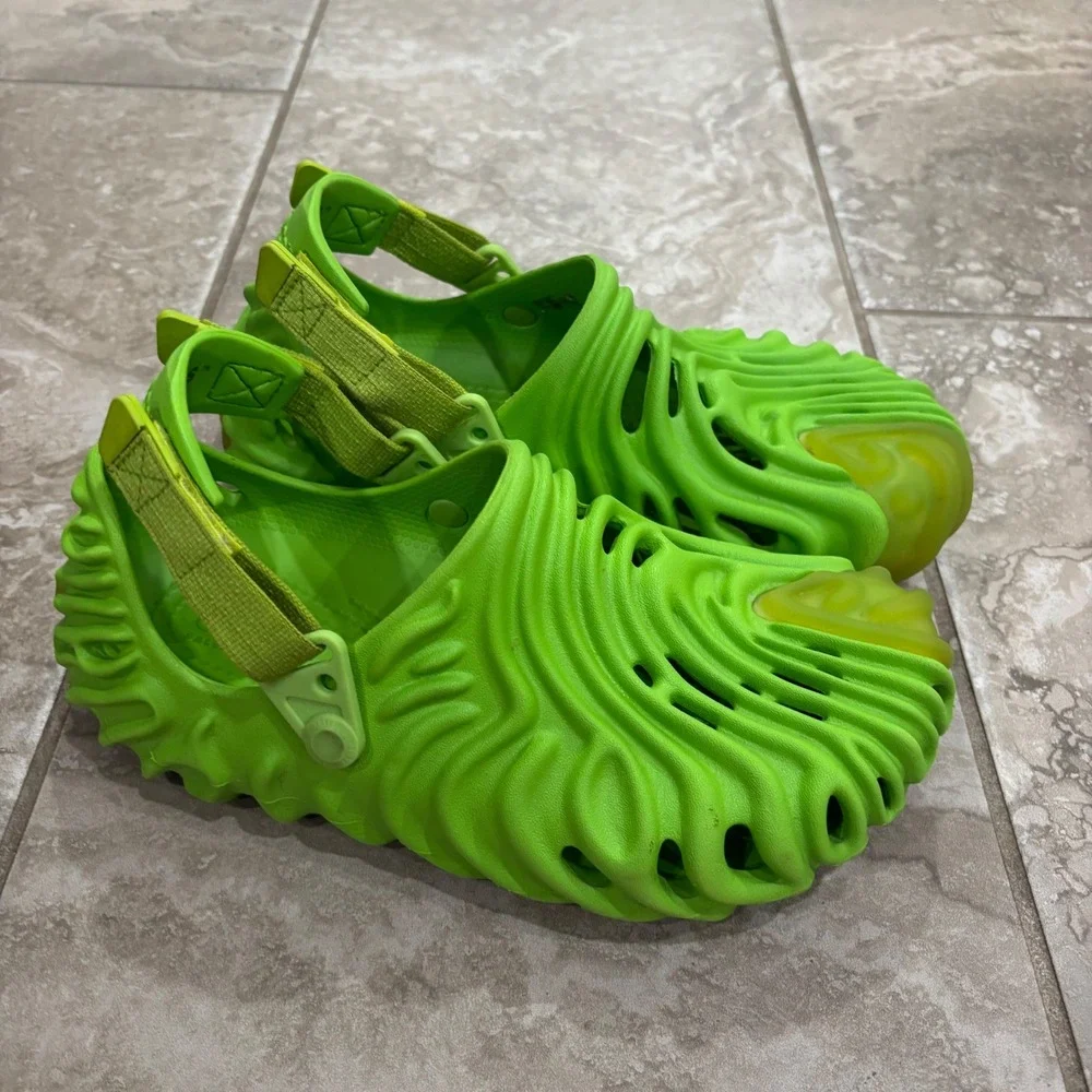 Crocs Pollex Clog Salehe Bembury Crocodile Green Mens 6 Womens 8 207393-3OT